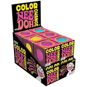 Nee Doh Pink Color Changing 2.5" Ball (1 Ball per order)